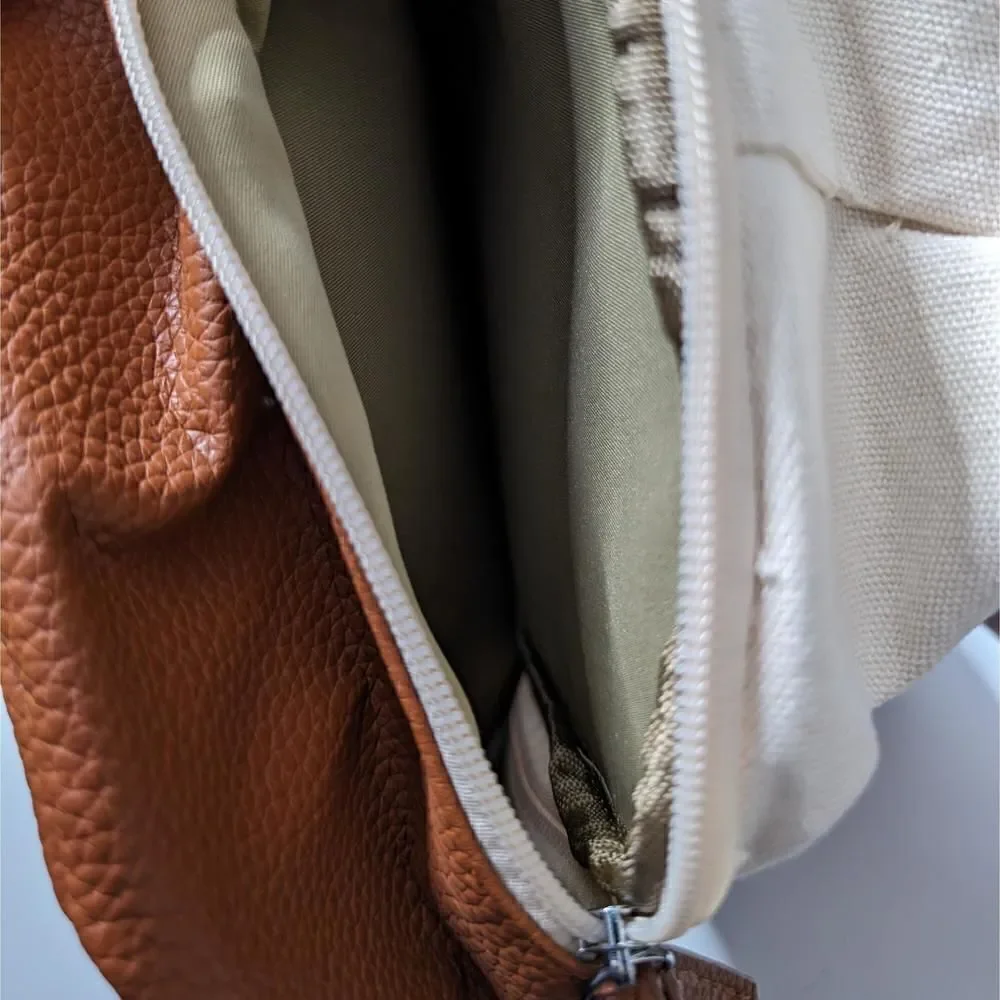 Graf Lantz Carry-On Travel Weekender Tote Bag Tan